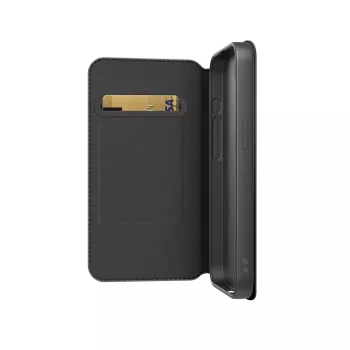 Étui folio fin Black Rock Booklet Slim Folio pour Apple iPhone 16e/17e, noir 00229688