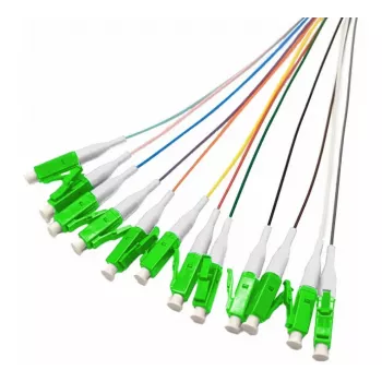 Pigtails fibre optique Tecline OM5 LC/UPC, pack de 12, 2,0 m, codés par couleur 20500018