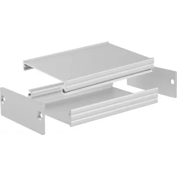 Boîtier profilé en aluminium Bopla FILOTEC F 1048-100, 105 x 48 x 100 mm, anodisé 97118100.H