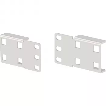 Ensemble d'équerres de montage PDU EFB PRO-PDU01.GR, 1 U, RAL 7035 gris clair, 2 pièces