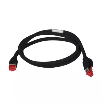 Câble patch Cat.7 S/FTP LSZH EFB Elektronik, RJ45, noir, 0,15 m K0700SW.0,15