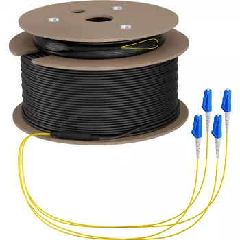 Câble de trunk EFB Elektronik U-DQ ZN BH OS2 4E 1x4 LC-LC 50 m Dca LSZH G675A1 - 50 m O8303S50OS2