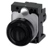 Avertisseur acoustique Siemens SIRIUS ACT 3SU1200-6KB10-1AA0, 22 mm rond, plastique, noir, 24 V AC/DC, IP66/IP67/IP69K