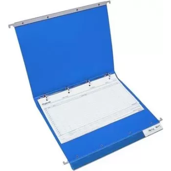 Chemise suspendue de documentation patient BOI Dokutech, 4 anneaux Economy Click-Line, bleue, A4, dos 30 mm 9109-00001-B