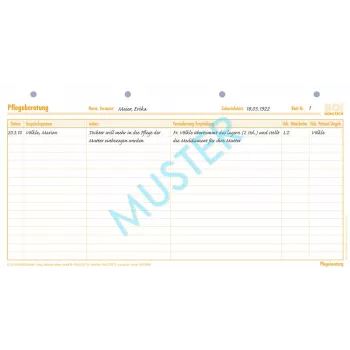 Formulaires de conseil en soins BOI, 50 feuilles, DIN A4 (9206-00281)