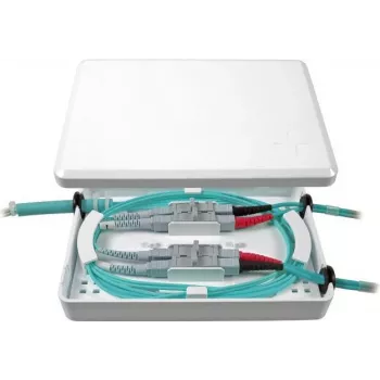 Boîte d'épissure micro EFB Elektronik pour 4x coupleur SC simplex et 5 épissures à sertir, 53701.1V2