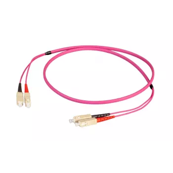 Jumper duplex EFB Elektronik SC-SC 50/125µ OM4 LSZH violet érika plat twin 3x5 mm 7,5 m O0318FT.7,5