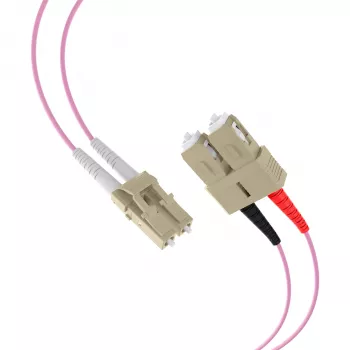 Jumper duplex EFB-Elektronik LC-SC 50/125µ OM4 LSZH violet érika 2,0 mm 30 m O0323.30