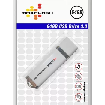 Clé USB haute vitesse MEMORYSOLUTION MAXFLASH 64 Go USB 3.0, retail