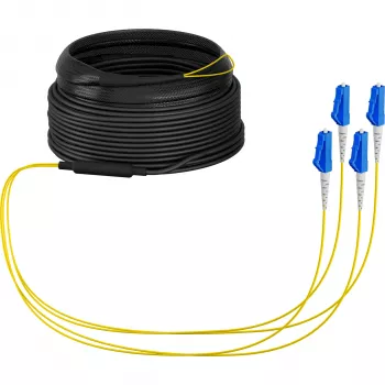 Câble de trunk EFB Elektronik U-DQ ZN BH OS2 4E 1x4 LC-LC 30 m Dca LSZH G675A1 - câble - 30 m O8303S30OS2