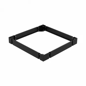 EFB PEL-SOK88VV.TS Rack Plinth for 800 mm Wide Cabinets, 100 mm High, Black