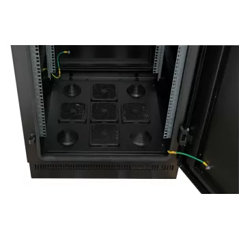 Armoire réseau 19 pouces 42U 800x800, IP55, avec socle préassemblé, RAL9005 691742IP55V2.TS