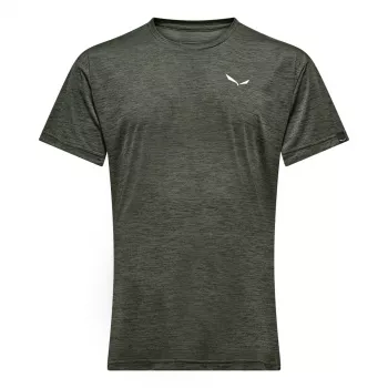 Salewa Puez Melange Dry t-shirt manches courtes Dark Olive Melange M