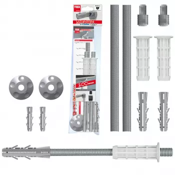Système de montage sur entretoise TOX Thermo Proff Mini pour ITE, 2 pièces 084600381