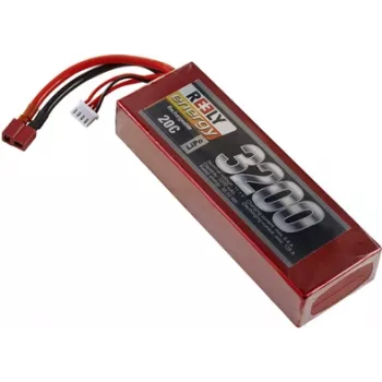 Pack de batterie LiPo Reely 11,1V 3200mAh 3S Hardcase T-Plug RE-7851477