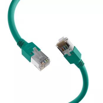 Câble patch RJ45 EFB-Elektronik Cat.5e SF/UTP LSZH Draka UC300 TM11 vert 7,5m K8013.7,5