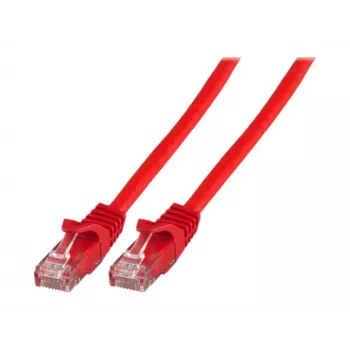 Câble patch EFB K8110RT.5 Cat.5e U/UTP LSZH CCA, RJ45, rouge, 5m