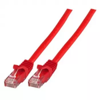 Câble patch EFB K8110RT.5 Cat.5e U/UTP LSZH CCA, RJ45, rouge, 5m