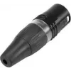 Connecteur XLR mâle 5 broches HICON HI-X5CM-B, à souder, zamak, noir 30200514