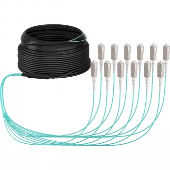 Câble trunk EFB Elektronik U-DQ ZN BH OM3 12G 1x12 SC-SC 30m Dca LSZH O8341S30OM3