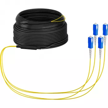 Câble trunk EFB Elektronik U-DQ ZN BH OS2 4E 1x4 SC-SC 20m Dca LSZH - câble fibre optique - 20 m O8301S20OS2