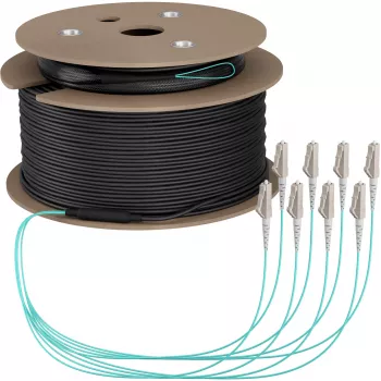 Câble trunk EFB Elektronik U-DQ ZN BH OM3 8G 1x8 LC-LC 130m Dca LSZH - 130 m O8322S130OM3