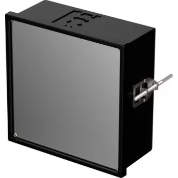 Bopla Boîtier encastré NGS 9806 UNINORM 144 x 144 x 64 mm noir RAL 9005 17980601.MT2