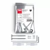 TOX Kipp Stopp Dispositif antibasculement pour meubles, 2 pièces (01160130)