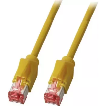 EFB-Elektronik Câble de raccordement RJ45 Cat.5e S/UTP PUR, 1 m, jaune, chaîne porte-câbles K8032.1