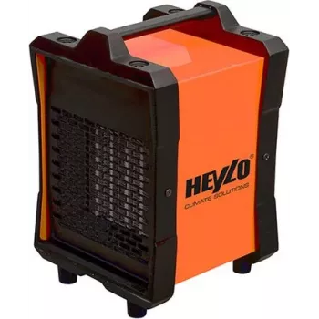 Master Climate Solutions Heylo DE 2 XL Radiateur soufflant électrique, 2 kW, 90 m³/h, 230 V, 8,7 A, 2 niveaux de chauffe, thermostat intégré, protection contre la surchauffe, poignée de transport, acier thermolaqué 1101922