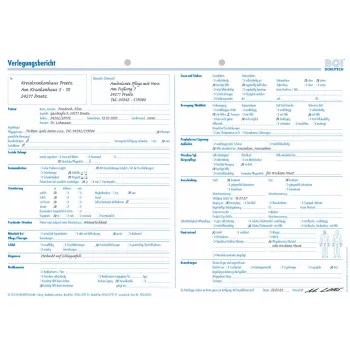 BOI Rapport de transfert / Formulaire de remise, A4, 50 feuilles 9206-00215