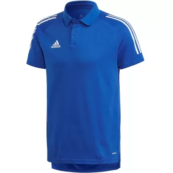 adidas Condivo 20 Men's Polo Shirt Team Royal Blue/White ED9237 Size S