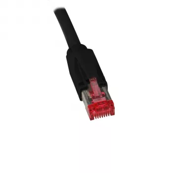 Câble patch EFB Elektronik Cat.7 S/FTP LSZH, RJ45, 0,25 m, noir K0700SW.0,25