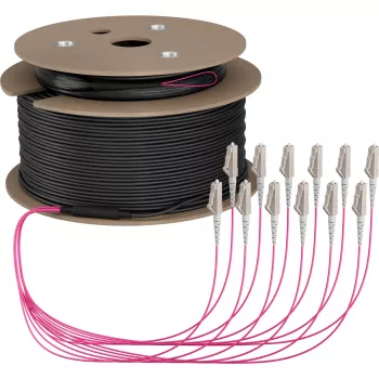 EFB Elektronik câble trunk U-DQ ZN BH OM4 12G 1x12 LC-LC 150m Dca LSZH - 150 m (O8342S150OM4)