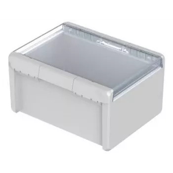 Bopla Bocube B 233016 PC-V0-G 7035 Boîtier universel, polycarbonate, gris clair (RAL 7035), 239 x 300 x 160 mm 96028575