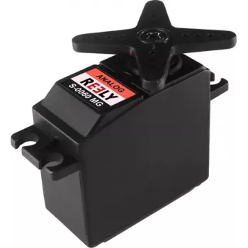 Servo standard Reely S-0060 MG, servo analogique, engrenages métalliques, connecteur JR RE-6605913