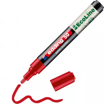 Marqueur peinture Edding 50 EcoLine rouge 2-3 mm 4-50-002