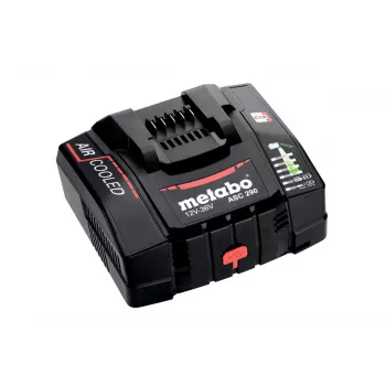 Metabo ASC 290 Air Cooled Rapid Charger 12-36 V, 8.0 A, Li-Ion/LiHD, Wall Mountable, LED Display 627370000