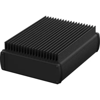 Boîtier profilé en aluminium Bopla ALUBOS_SET ABPH 1600-0200 K 169 x 200 x 52 mm noir RAL 9005 84516200.HMT1