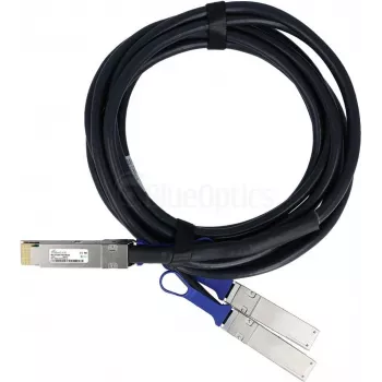 Câble de dérivation d'attache direct BlueLAN compatible Mellanox MCP7H50-V003R26 200G QSFP56 vers 2x100G QSFP56 passif, 3 m, AWG26 MCP7H50-V003R26-BL