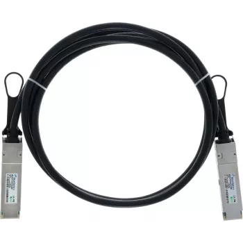 Câble cuivre d'attache direct BLUELAN NJAAKK-0002-BL 400G QSFP112, 2 m, passif, 26 AWG, Infiniband & Ethernet