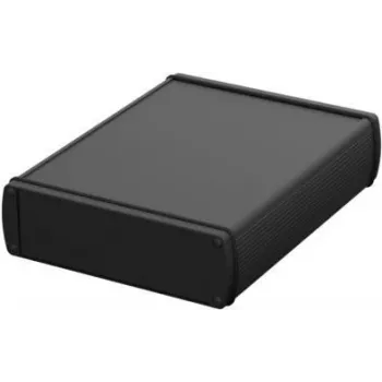 Boîtier universel Bopla ABPH 1600-0200 ALUBOS_SET 84166200.HMT1 169 x 200 x 52 mm aluminium noir RAL 9005