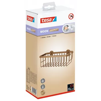 Panier de douche adhésif tesa MOON BRONZE bronze 40606-00000-00