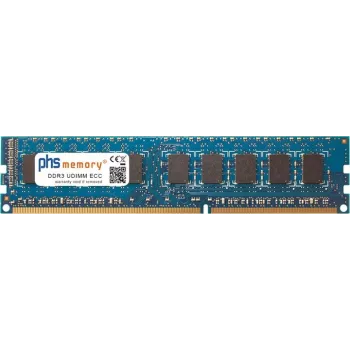 Mémoire PHS-memory 8 Go DDR3 ECC UDIMM 1333 MHz PC3-10600 CL9 2Rx8 240 broches pour Supermicro X9SCL+-F -B SP331581