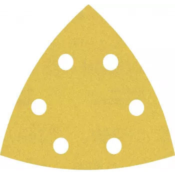 Ensemble de feuilles abrasives delta Bosch EXPERT C470 93 mm P60/P80/P120 auto-agrippantes perforées, lot de 6 2608900832