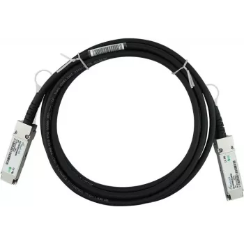 Câble à attache directe BlueLAN QSFP+ 40G 3 m, 40GBASE-CR4, cuivre Twinax, passif, compatible H3C QSFP-40G-3M-CM-BL