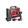 Ensemble perceuse à percussion sans fil Metabo SB 18 L BL 18 V sans balais 65 Nm avec 2x batteries Li-Power 2,0 Ah, chargeur et coffret 613157710