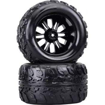Reely roues complètes pour monster truck 1:10 noires 2 pièces (RE-6747333)