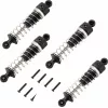 Ensemble d'amortisseurs de rechange Reely (2 pièces) pour voitures RC 1:10, buggys, trucks - 90 mm aluminium remplis d'huile