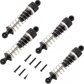 Ensemble d'amortisseurs de rechange Reely (2 pièces) pour voitures RC 1:10, buggys, trucks - 90 mm aluminium remplis d'huile